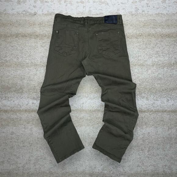 Vintage Y2K South Pole Skater Jeans 36x32 Skinny Military Green Wash Rap Style